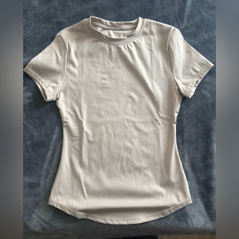 AYBL Women's Sculpt Sleeve Beige Tee